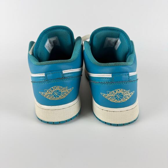 Nike Air Jordan 1 Aquatone Low Sneakers Boy's 7Y 553560-174 Basketball DIRTY - Picture 3 of 9